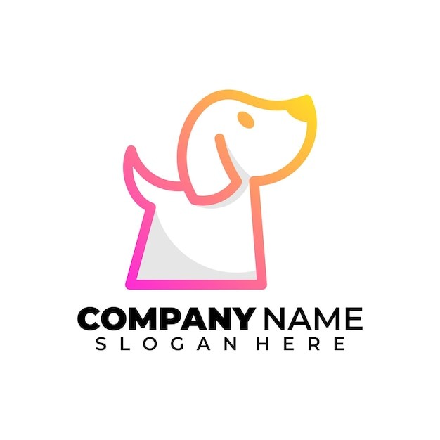 宠物动物狗logo标志