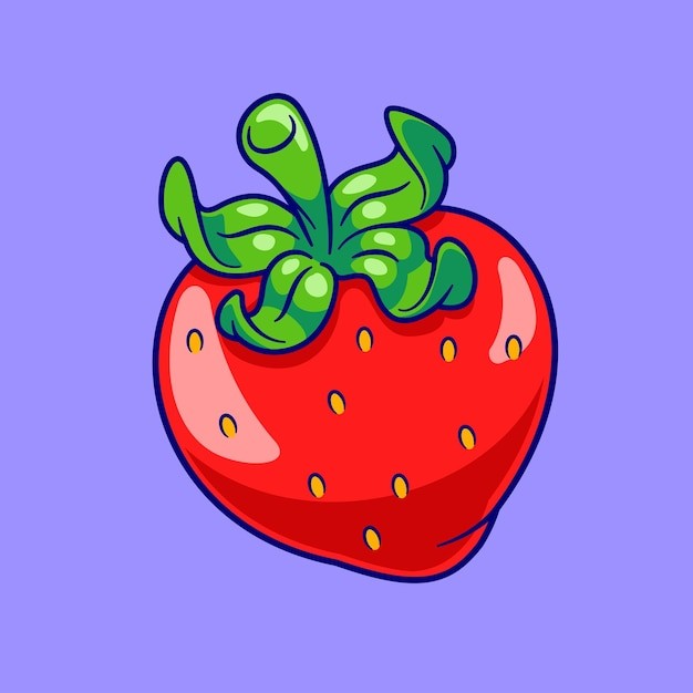 水果草莓插画插图元素