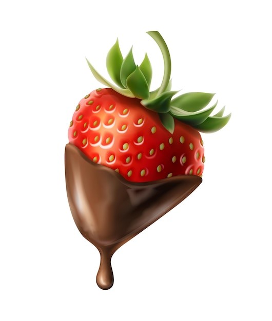 水果草莓插画插图元素