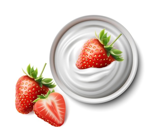 水果草莓插画插图元素