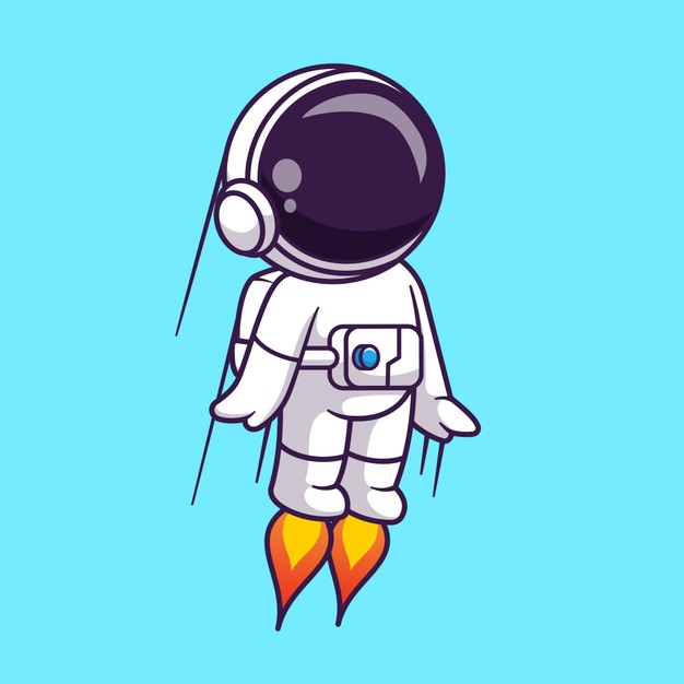 太空宇航员卡通形象