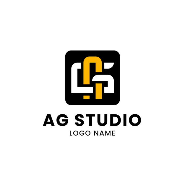 AG STUDIO 简约现代标志