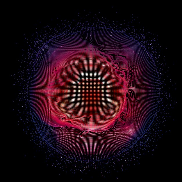 科技感粒子球体